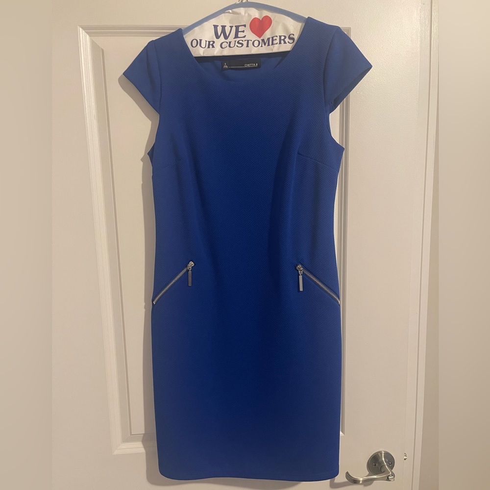 Blue Work Dress